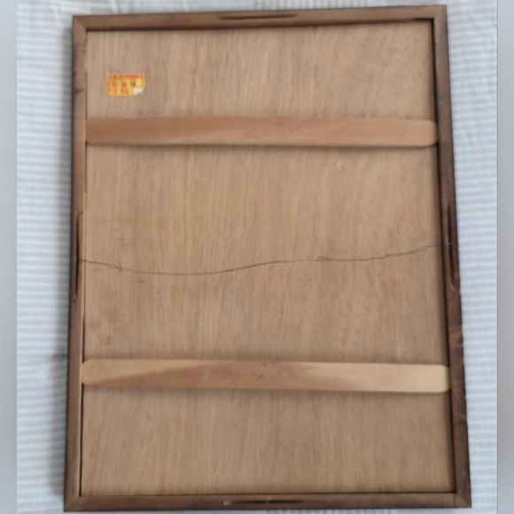 Vintage Jan Hagara SPRING AND LANCE Handmade Needlepoint Framed Completed 1970s - Picture 2 of 5